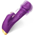 Şarjlı Çift Titreşim Motorlu Klitoris ve G Spot Uyarıcı Dildo Rabbit Vibratör - Senserotikshop