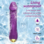 Şarjlı Çift Titreşim Motorlu Klitoris ve G Spot Uyarıcı Dildo Rabbit Vibratör - Senserotikshop