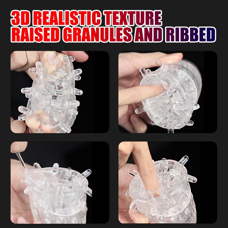 Şarjlı İleri Geri ve Dönme Hareketli ve Emiş Özellikli 3 in 1 LCD Ekran Otomatik Vajina Mastürbatör - Senserotikshop