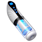 Şarjlı İleri Geri ve Dönme Hareketli ve Emiş Özellikli 3 in 1 LCD Ekran Otomatik Vajina Mastürbatör - Senserotikshop