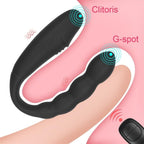 Şarjlı Kablosuz Kumandalı Anal Beads Prostat Masaj U Tipi Klitoris G Nokta Uyarıcı 2 in 1 Vibratör - SENS SHOP