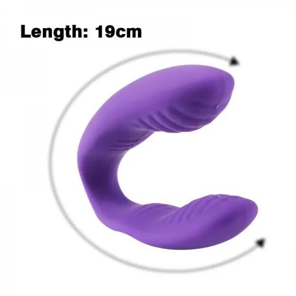Şarjlı NANA G-Spot ve Klitoris Uyarıcı U Tipi Vibratör - Senserotikshop
