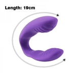 Şarjlı NANA G-Spot ve Klitoris Uyarıcı U Tipi Vibratör - Senserotikshop