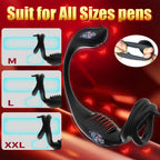 Şarjlı Testis ve Penis Halkalı Güçlü Titreşimli Çift Motorlu Perine ve Prostat Uyarıcı Vibratör - Senserotikshop
