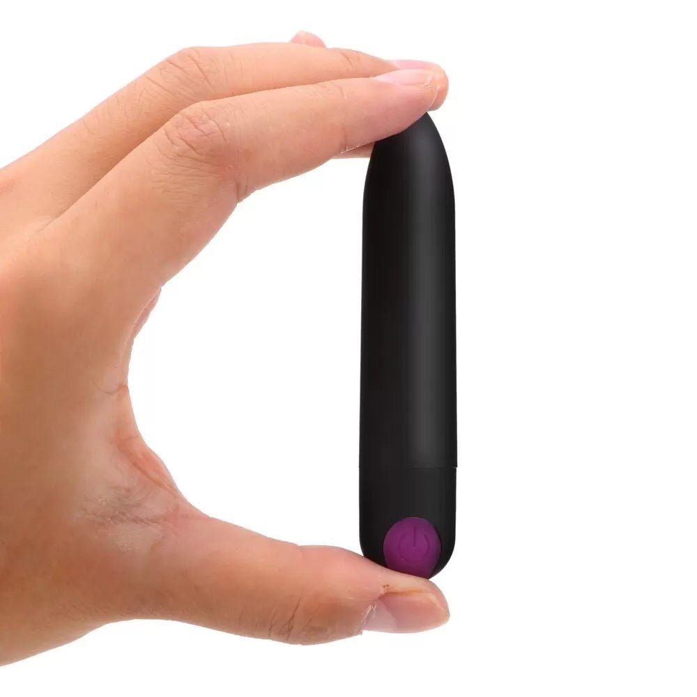 Şarjlı Ultra Güçlü 10 Titreşim Modlu Su Geçirmez Kolay Taşınabilir Bullet Mini Vibratör - Senserotikshop