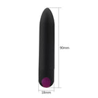 Şarjlı Ultra Güçlü 10 Titreşim Modlu Su Geçirmez Kolay Taşınabilir Bullet Mini Vibratör - Senserotikshop