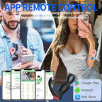 Şarjlı Uzaktan Kumanda ve Telefon Kontrollü İleri Geri Hareketli Klitoris Uyarıcı Külot İçi Vibratör - Senserotikshop