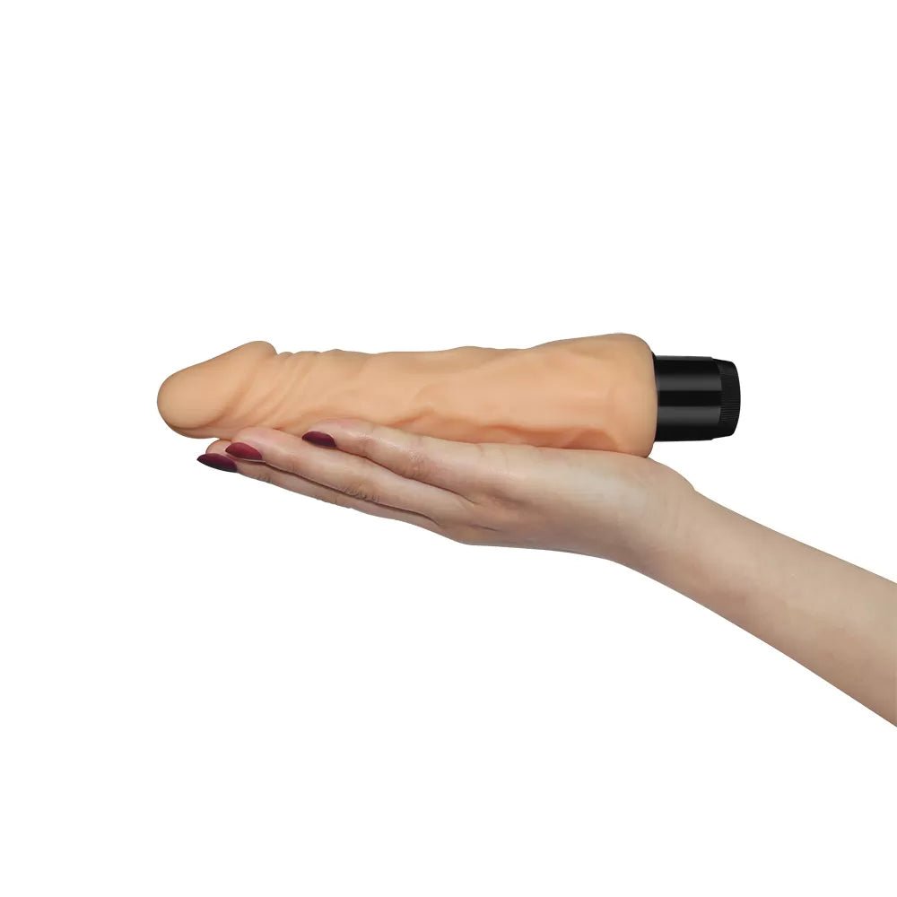 Xtreme Feel - Multi Speed Güçlü Titreşimli Yumuşak Doku Realistik Dildo Testissiz Gerçekçi Yapay Penis 20x3.8 CM - SENS SHOP