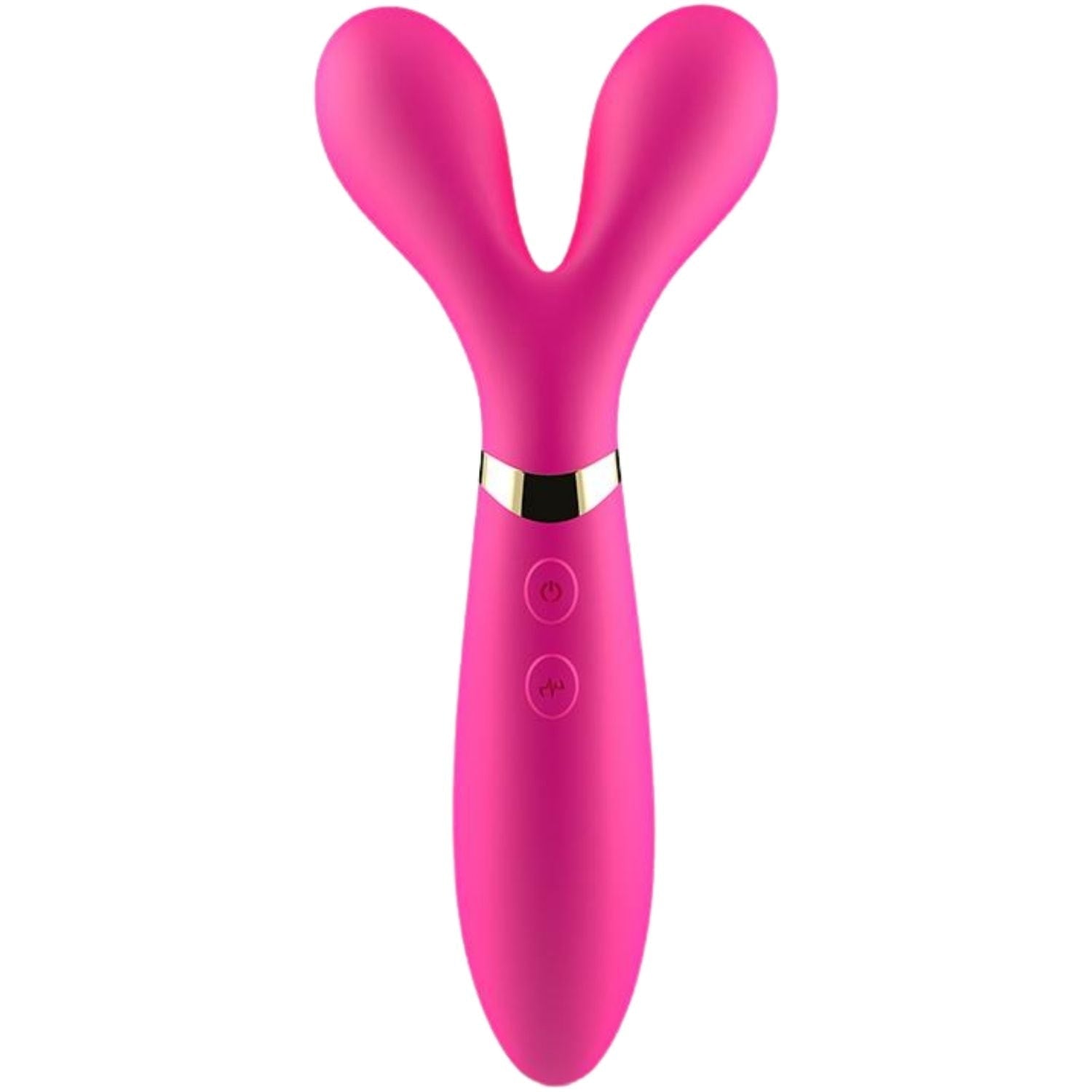 Y Wand - Manyetik Şarjlı Güçlü Titreşimli Eğilebilir Masaj Aleti G Nokta ve Klitoris Uyarıcı 3 in 1 Vibratör - SENS SHOP