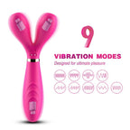 Y Wand - Manyetik Şarjlı Güçlü Titreşimli Eğilebilir Masaj Aleti G Nokta ve Klitoris Uyarıcı 3 in 1 Vibratör - SENS SHOP