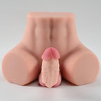 Zaya - Anal Vajina Girişli 19 CM Yapay Penisli Isıtmalı Titreşimli Realistik Kalça Mastürbatör Trans Manken 5.3 KG - SENS SHOP