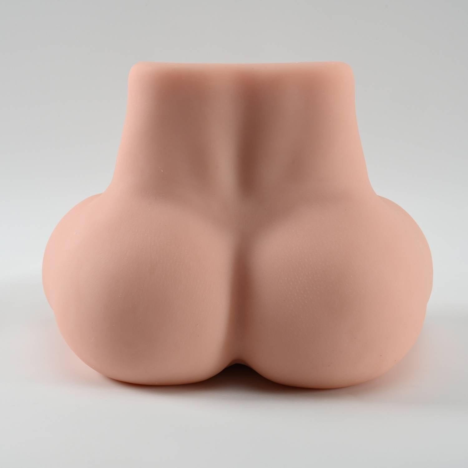 Zaya - Anal Vajina Girişli 19 CM Yapay Penisli Isıtmalı Titreşimli Realistik Kalça Mastürbatör Trans Manken 5.3 KG - SENS SHOP
