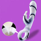 ZERA Tutma Aparatlı Klitoris ve G-Spot Uyarıcı 2 in 1 Rabbit Vibratör - SENS SHOP
