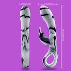 ZERA Tutma Aparatlı Klitoris ve G-Spot Uyarıcı 2 in 1 Rabbit Vibratör - SENS SHOP